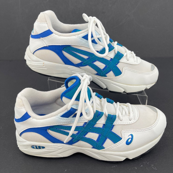 Asics Shoes - Asics Womens Sneakers Shoes White TN891 Running Low Top Leather Lace Up 8.5M